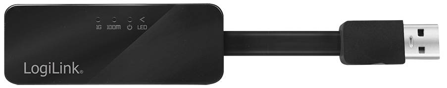 Adaptateur réseau LogiLink UA0184A 1000 MBit/s USB 3.0, RJ45