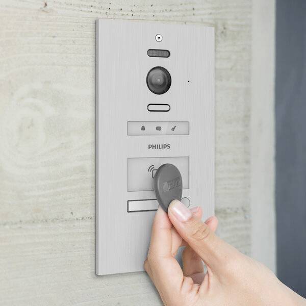 Philips WelcomeHive Pro 2 Interphone vidéo Wi-Fi Station extérieure aluminium