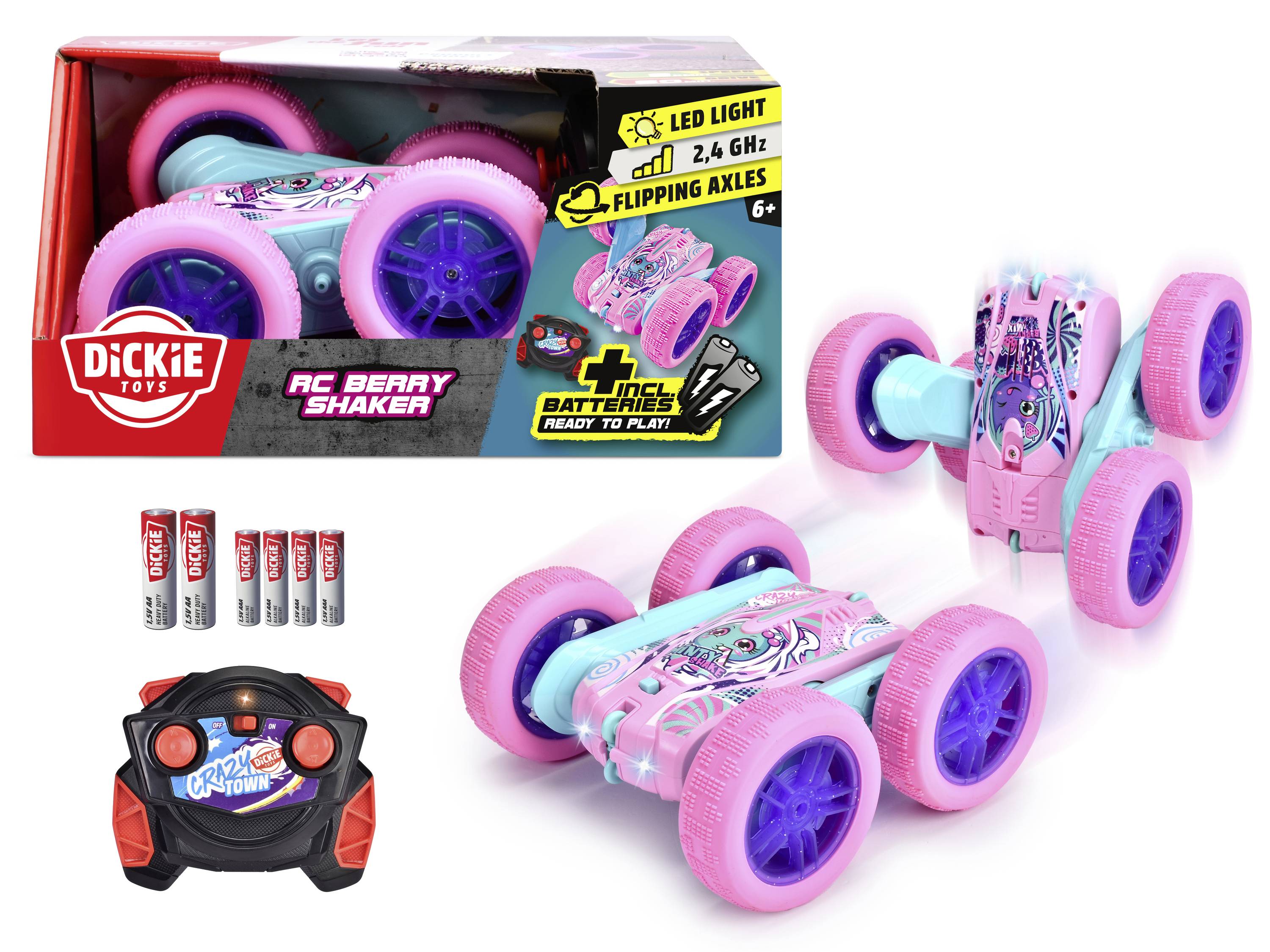 Dickie Toys 201103008 Berry Shaker 1:28 Véhicule RC débutant électrique Buggy