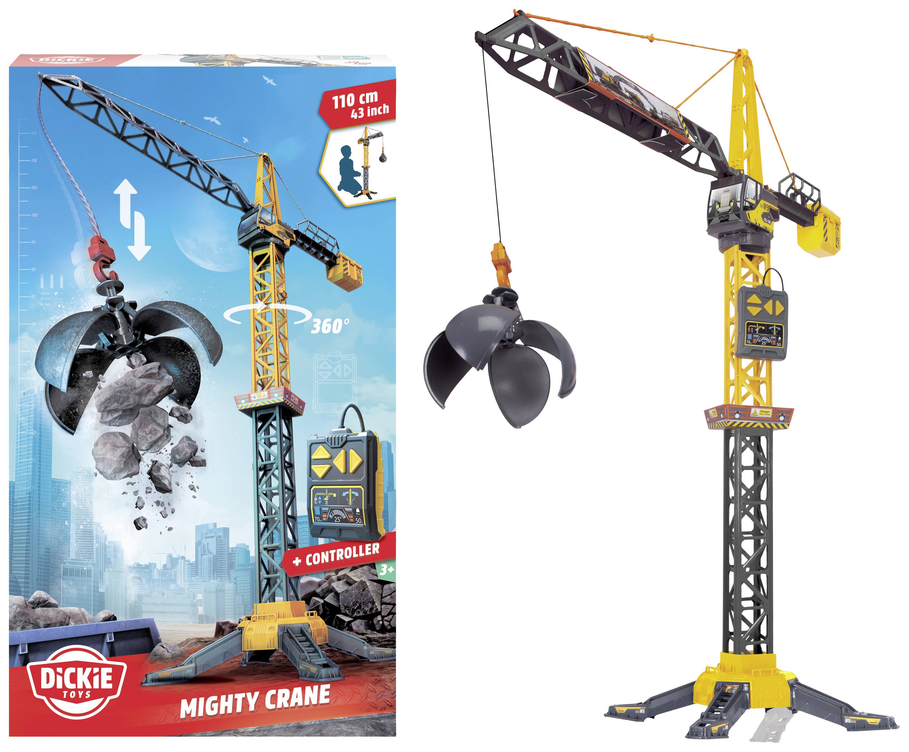 Dickie Toys Modèle réduit de véhicule de construction modèle fini Modèle réduit d'engin de chantier