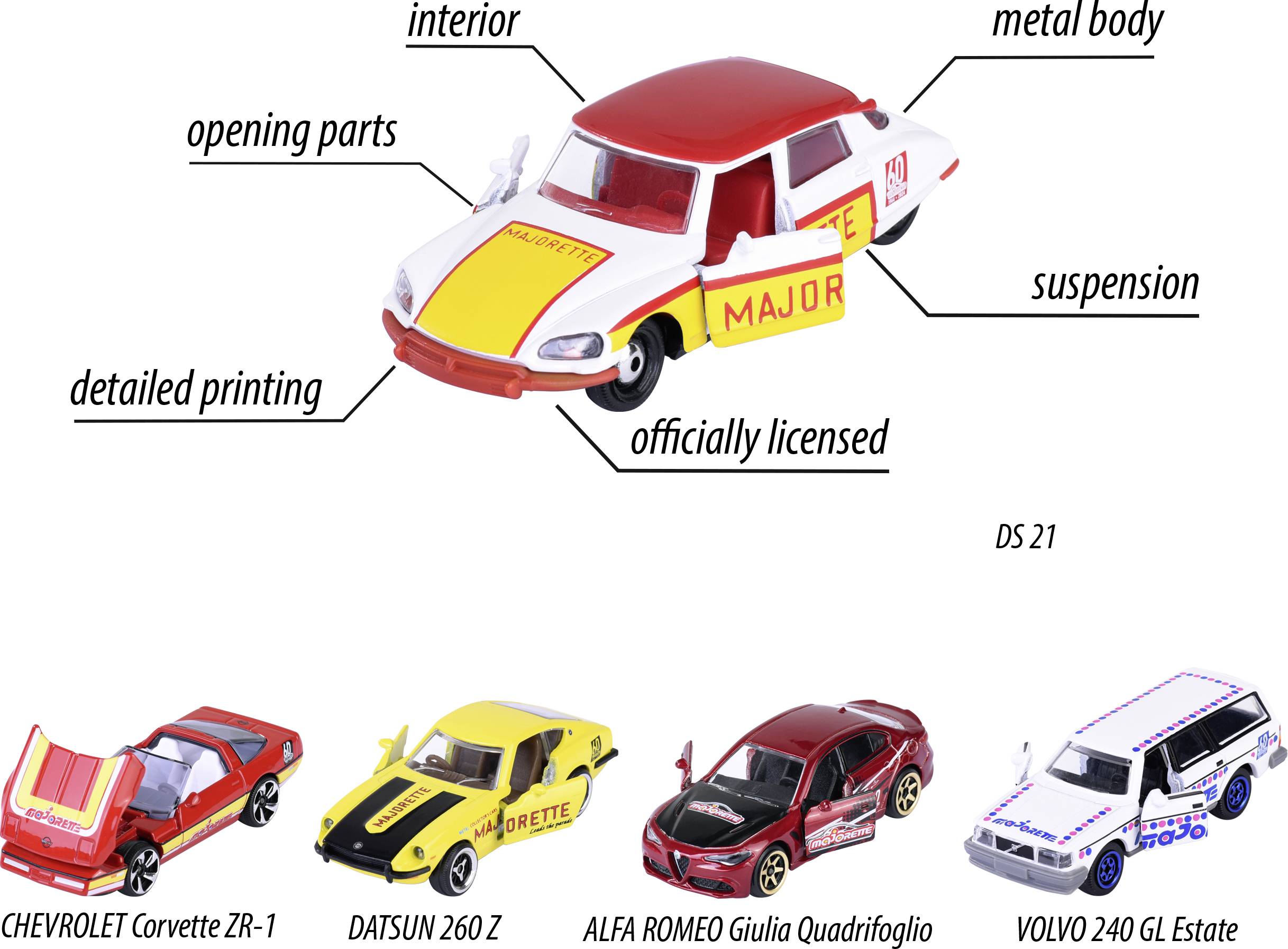 Majorette Modèle réduit de voiture particulière modèle fini Modèle réduit de voiture