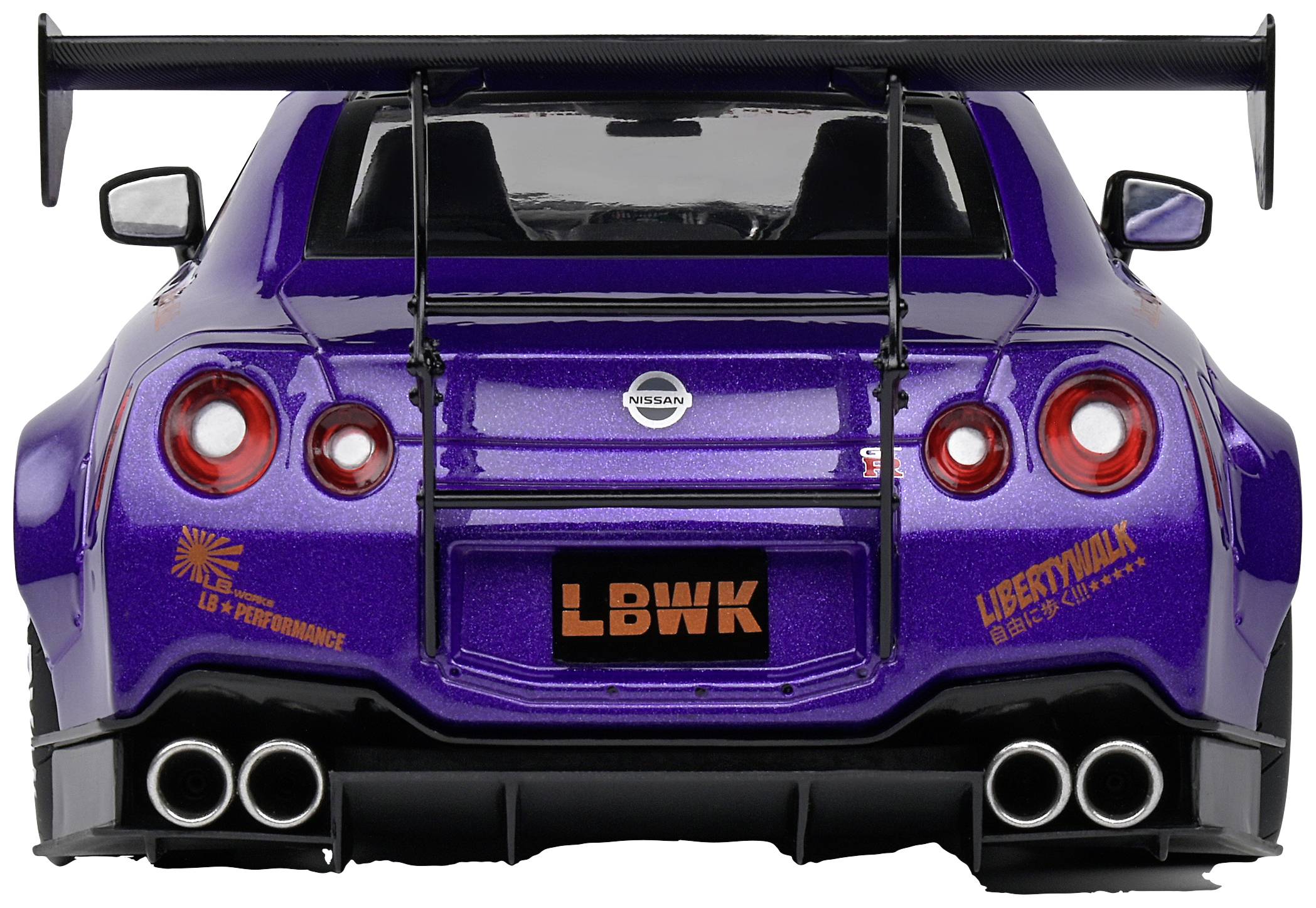 Solido Nissan GT-R (R35) lila 1:18 Modèle réduit de voiture