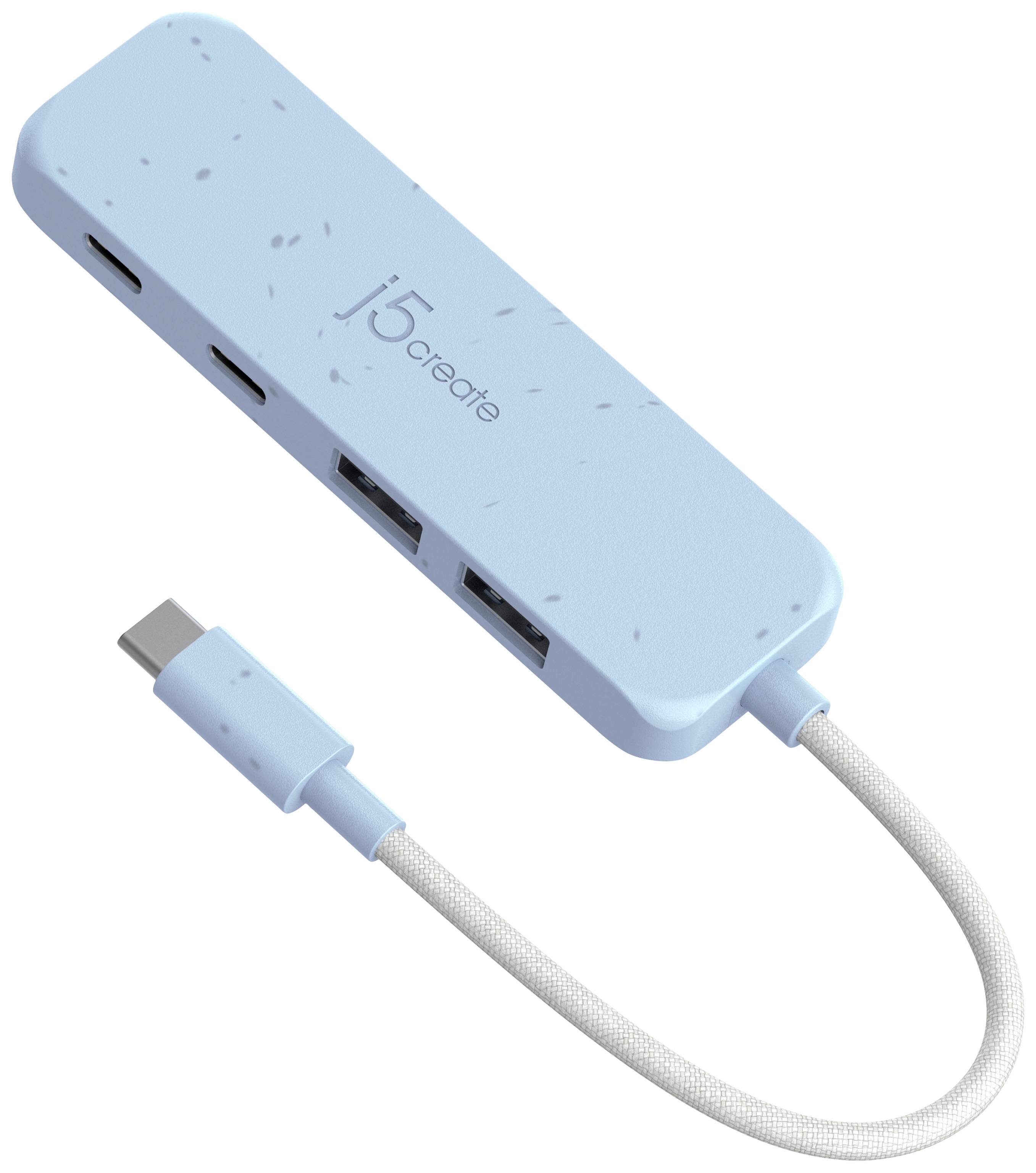 Hub USB 3.1 j5create JCH342EC-N cyan