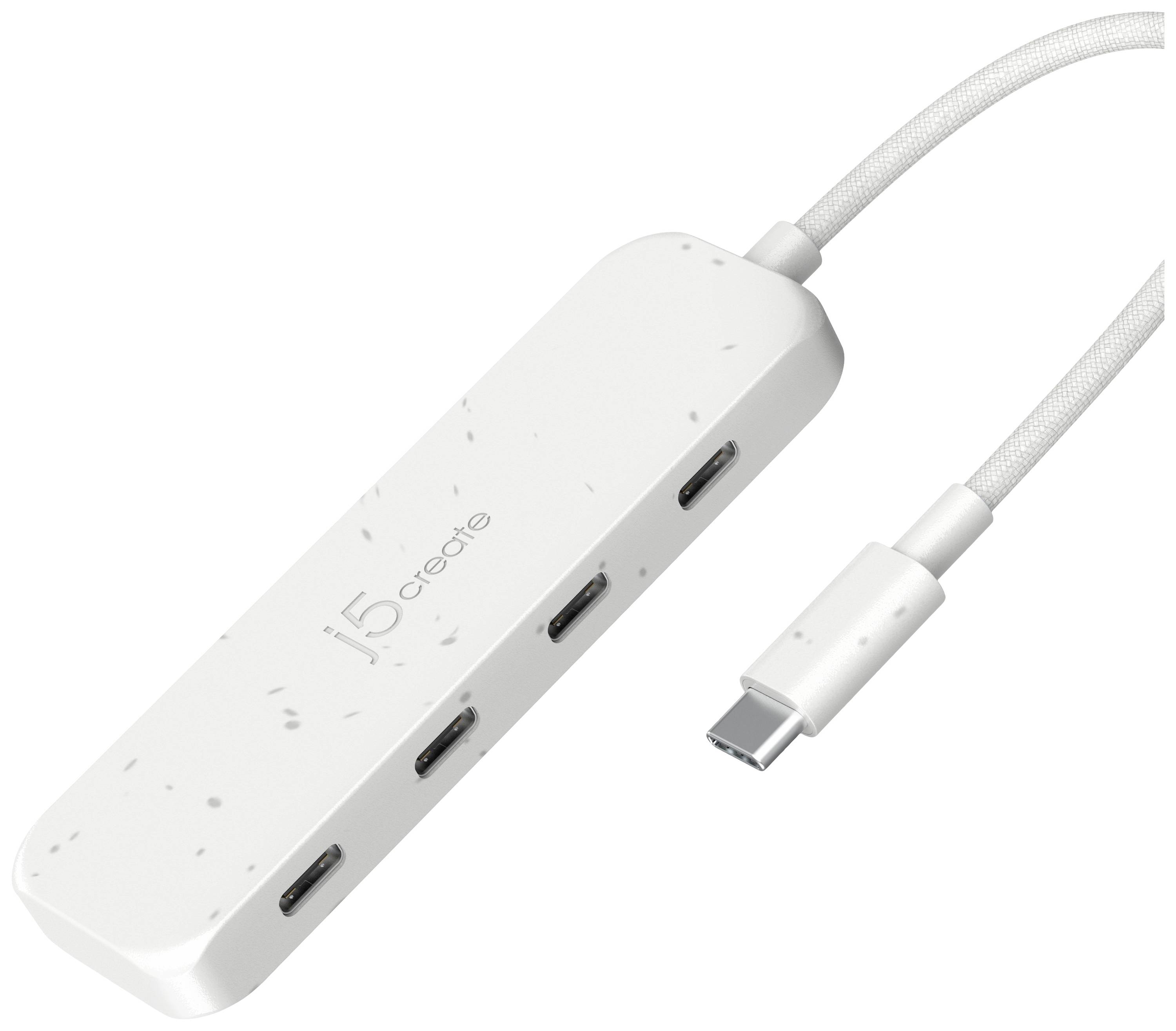 Hub USB 3.1 j5create JCH345EW-N 4 ports blanc