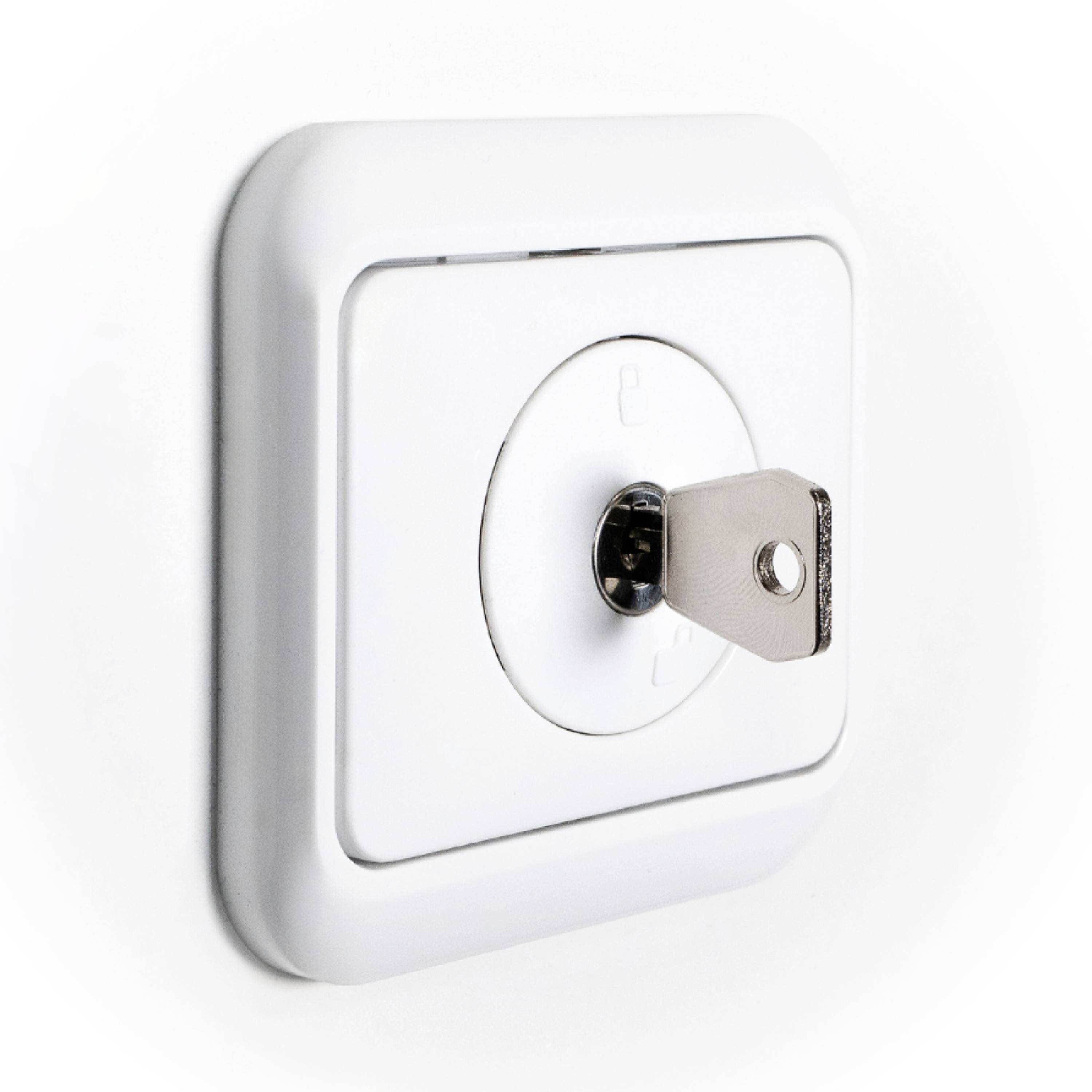 Sudhaus 1574098802 Serrure pour prise électrique sécurité enfants gris