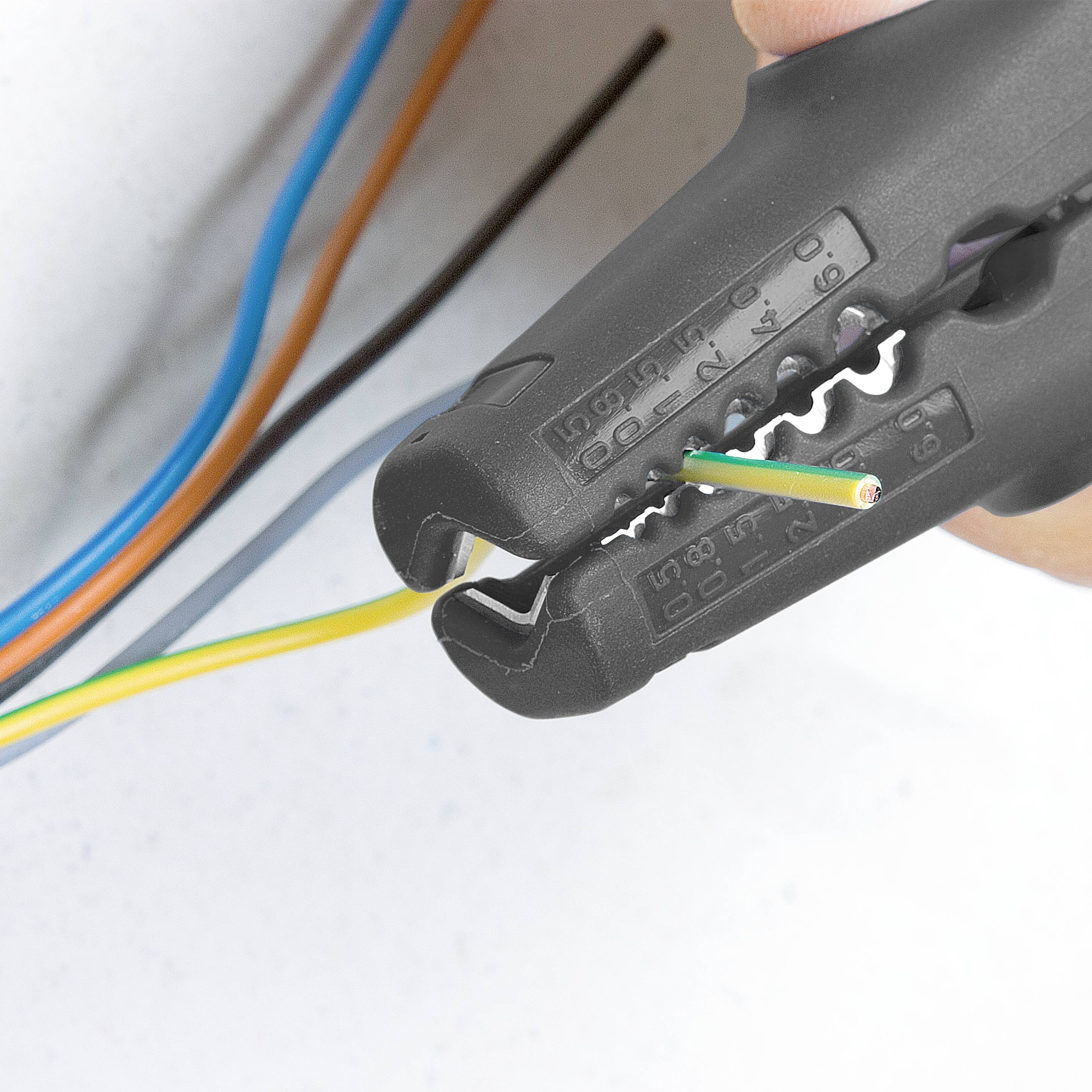 Steinel 087333 MULTI 1000 Dénudeur de câble adapté pour câbles ronds 8 à 13 mm 0.5 à 6 mm²