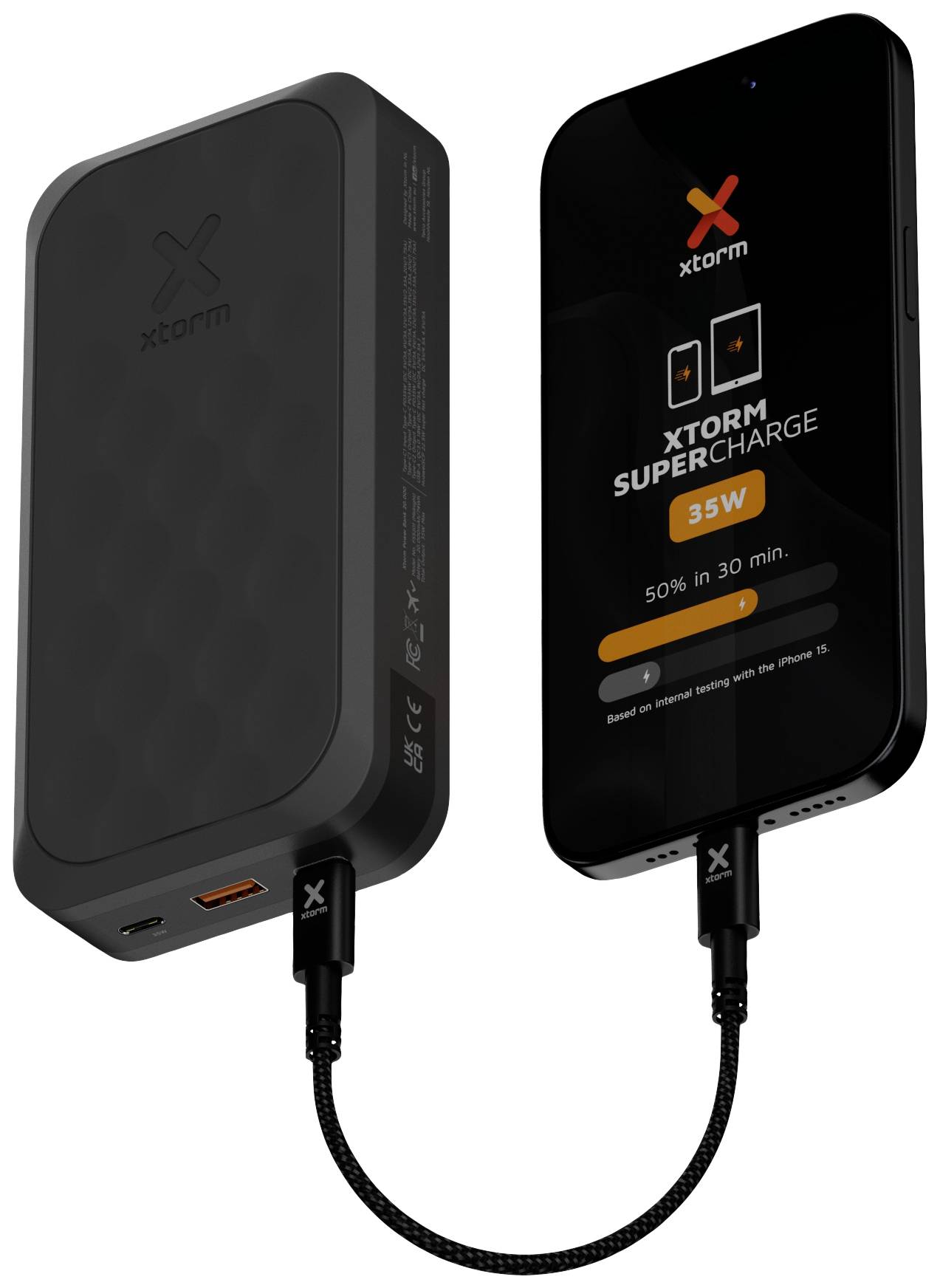 XTORM FS5201 Batterie USB-C® 20000 mAh Power Delivery 2.0 LiPo USB-A, USB-C® noir