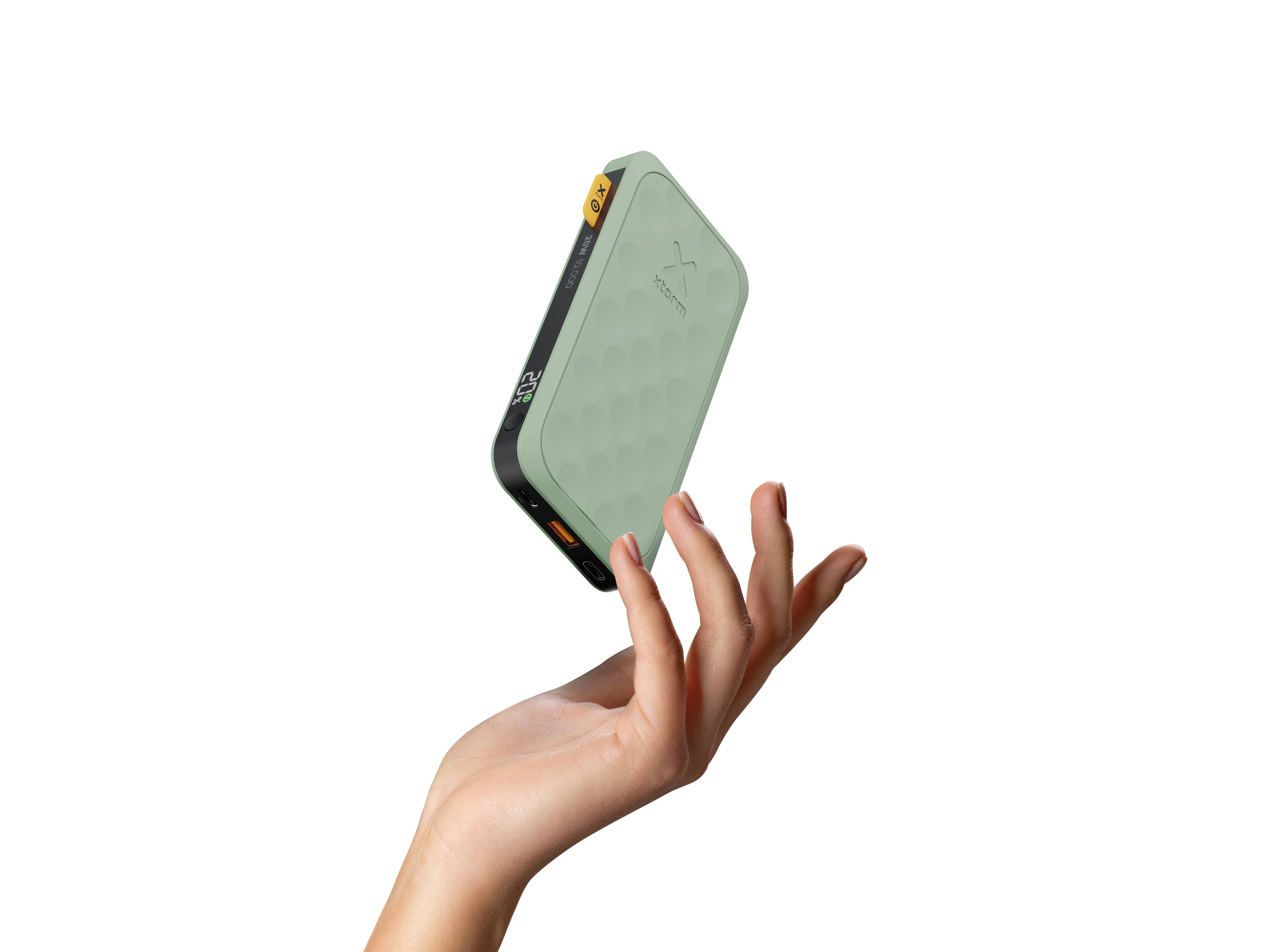 XTORM FS5103 Batterie USB-C® 10000 mAh LiPo USB-A, USB-C® vert cendré