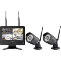 Sygonix SY-6330454 radio-Set pour caméra de surveillance avec 2 caméras 1280 x 720 pixels 2.4 GHz Sygonix SY-6330454 radio-Set pour caméra de surveillance avec 2 caméras 1280 x 720 pixels 2.4 GHz