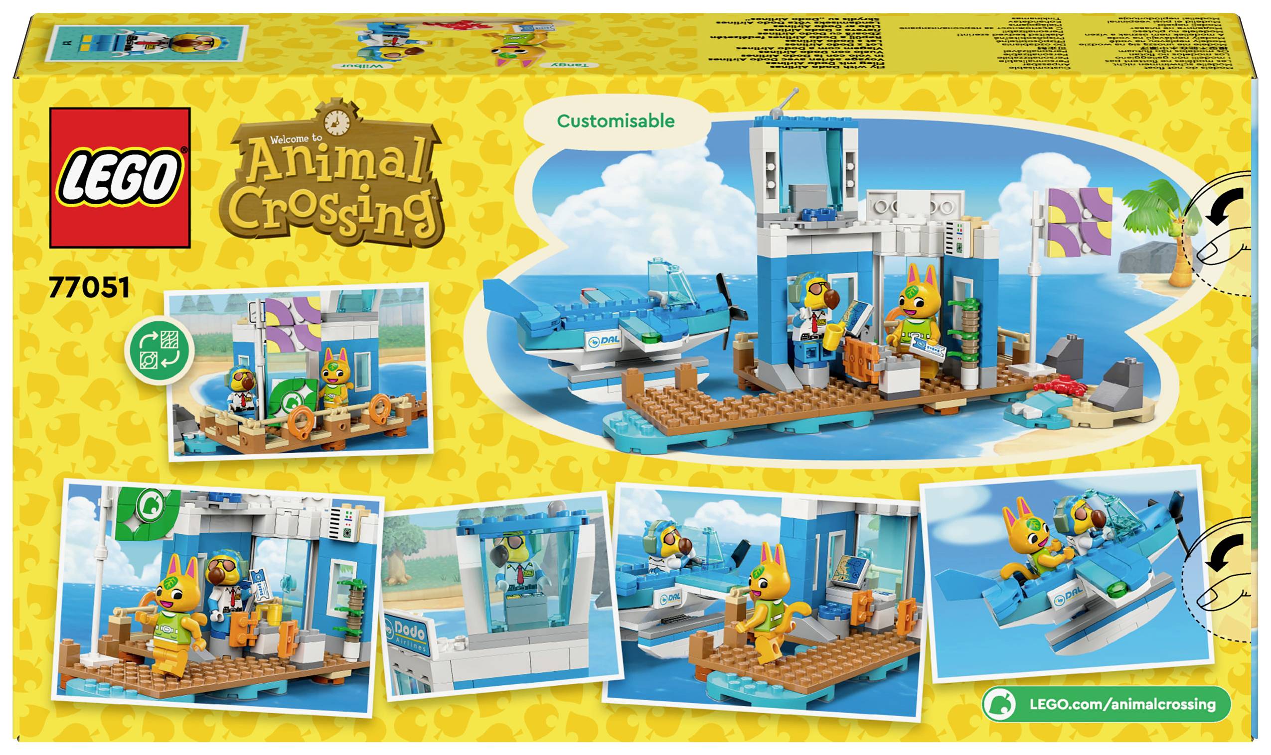 77051 LEGO® Animal Crossing Flieg avec Dodo Airlines