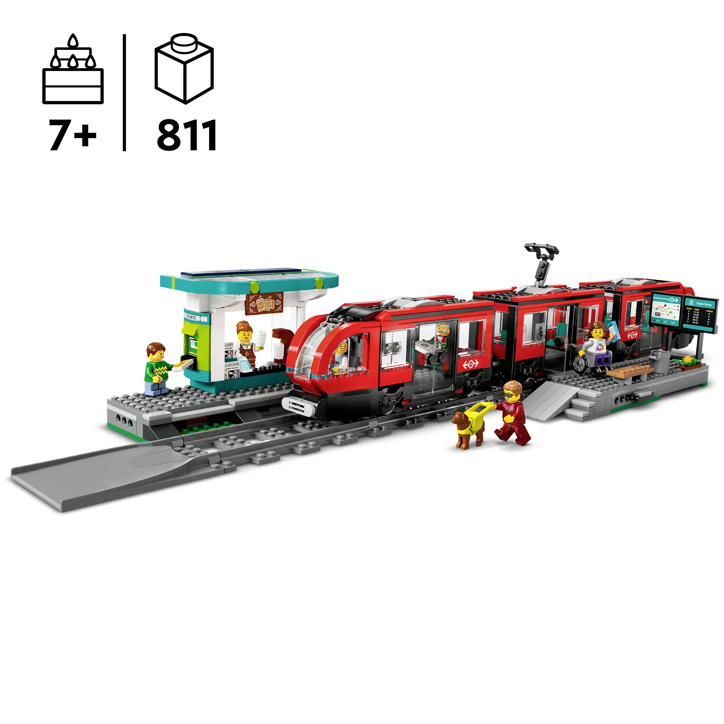 60423 LEGO® CITY Tram avec arrêt