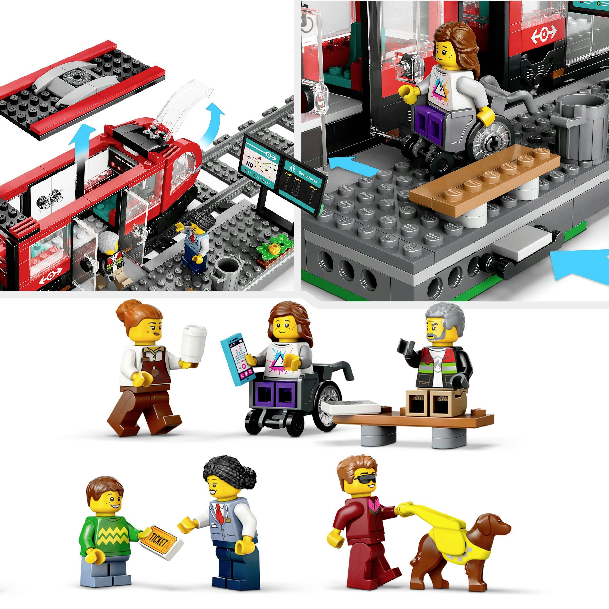 60423 LEGO® CITY Tram avec arrêt