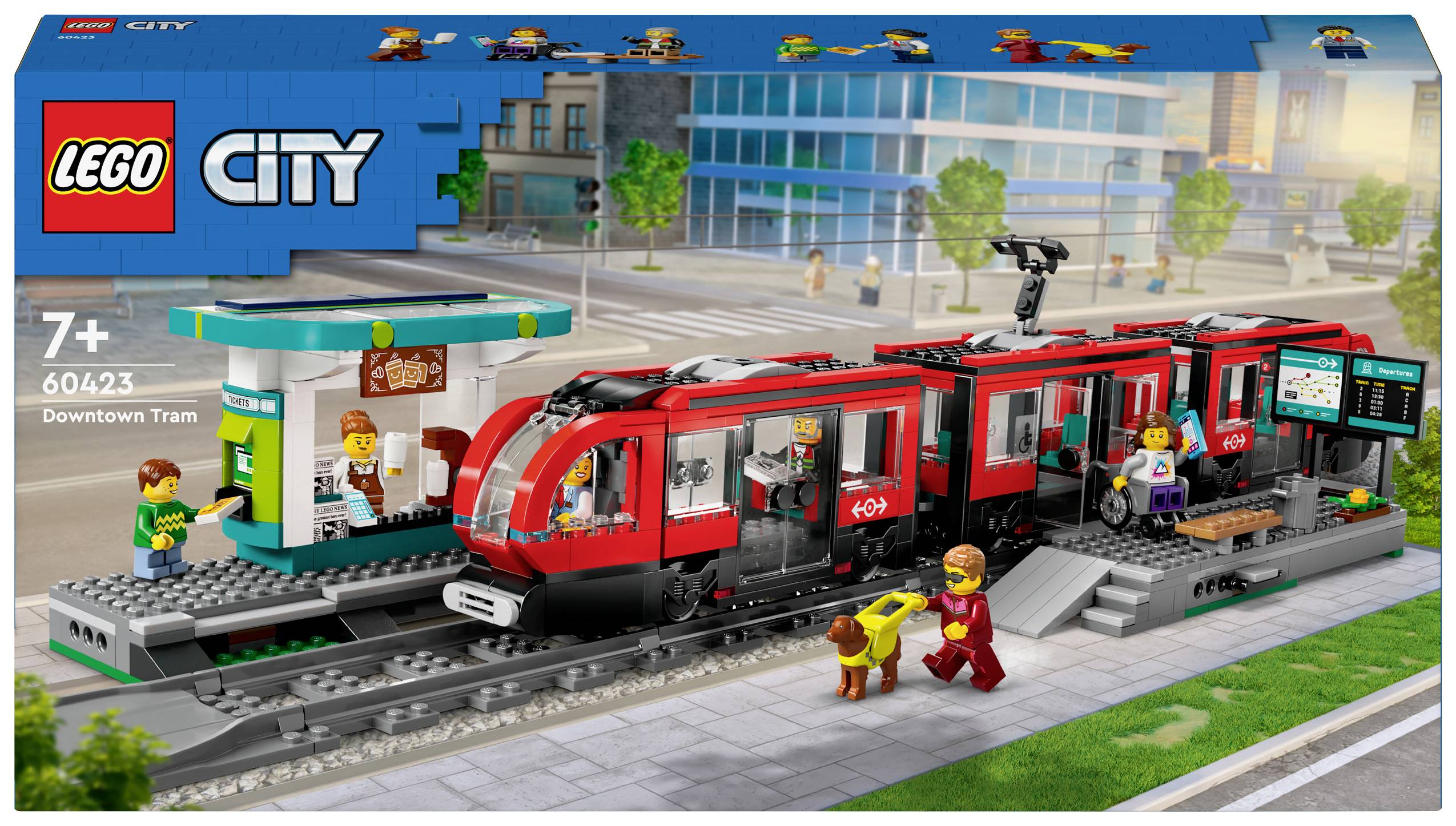 60423 LEGO® CITY Tram avec arrêt