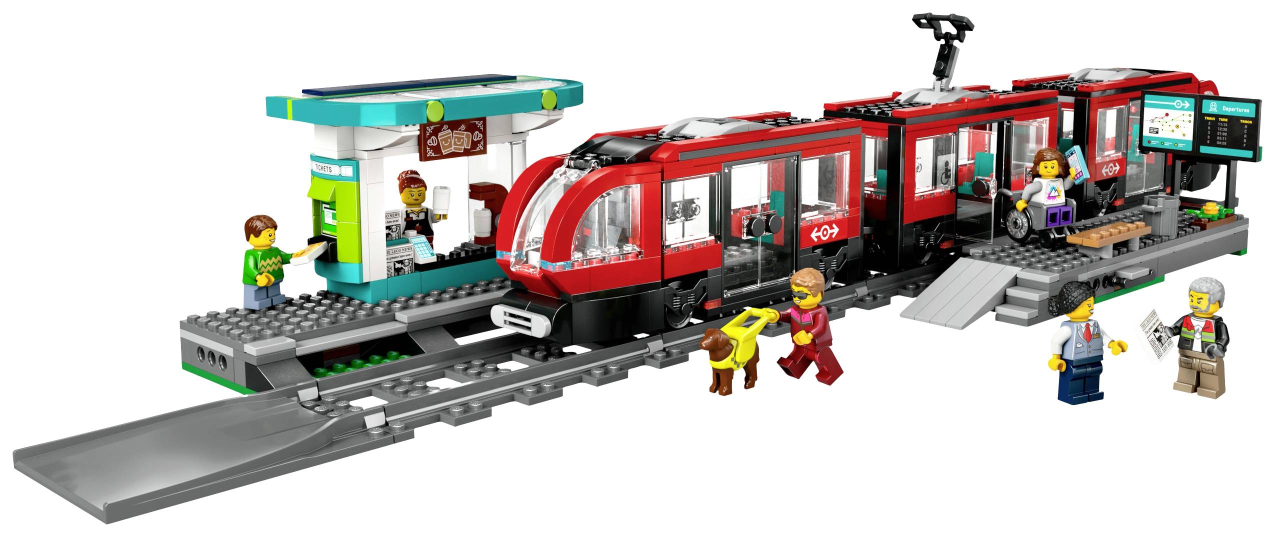 60423 LEGO® CITY Tram avec arrêt