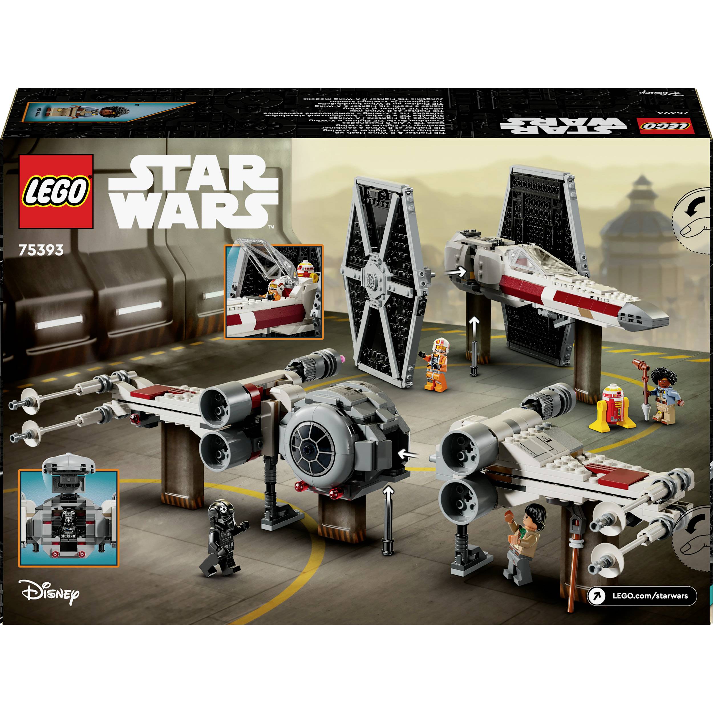 75393 LEGO® STAR WARS™ Mashup de TIE Fighter & X-Wing