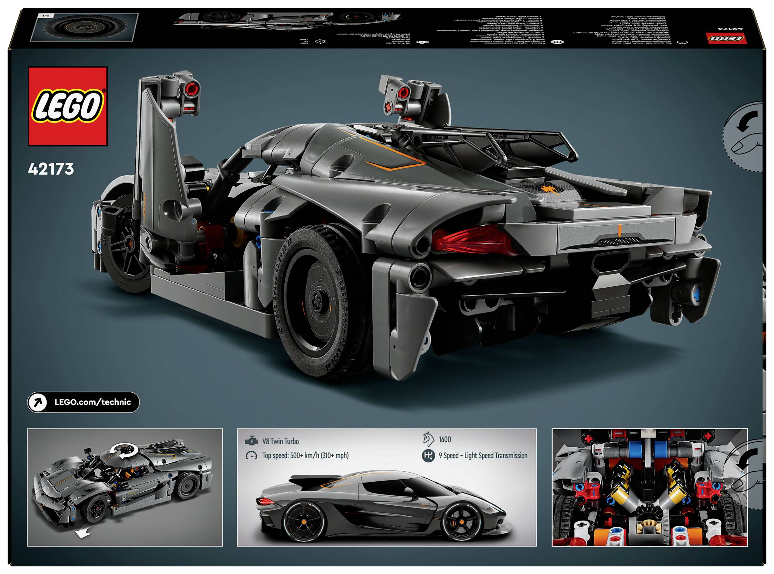 42173 LEGO® TECHNIC Voiture de sport de Koenigsegg Jesko absolument