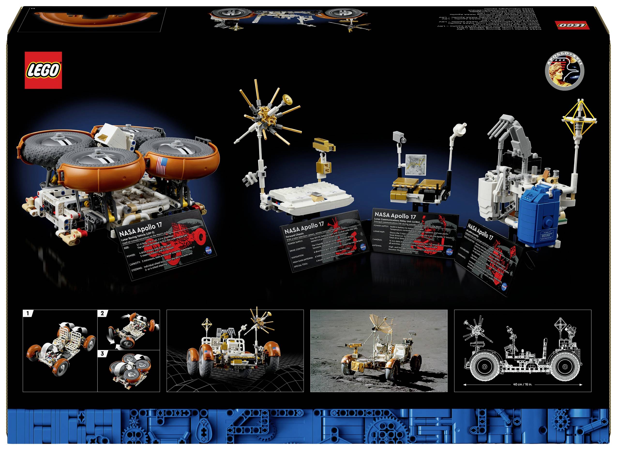42182 LEGO® TECHNIC Véhicule de rating Apollo Lunar (LRV) de la NASA