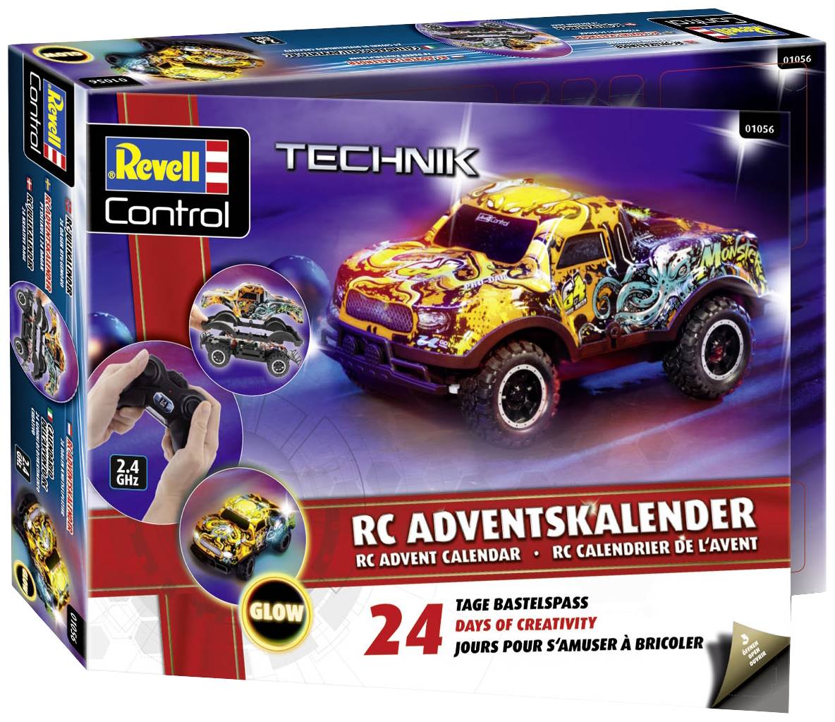 Revell Control RC Christmas Driver kit à monter Calendrier de l'Avent Classe d'âge à partir de 8 ans