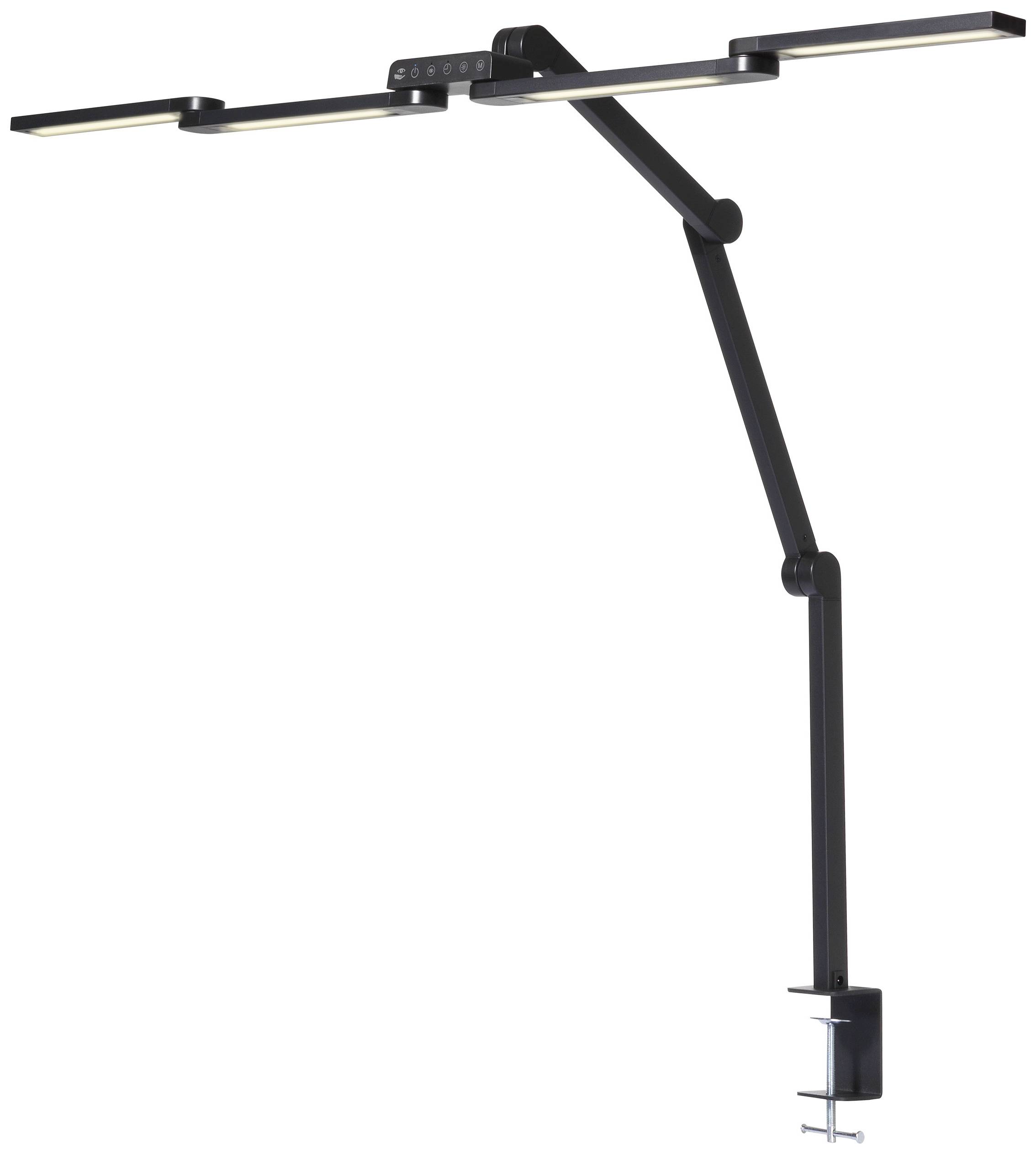 Renkforce RF-6332582 Lampe LED à pince LED noir