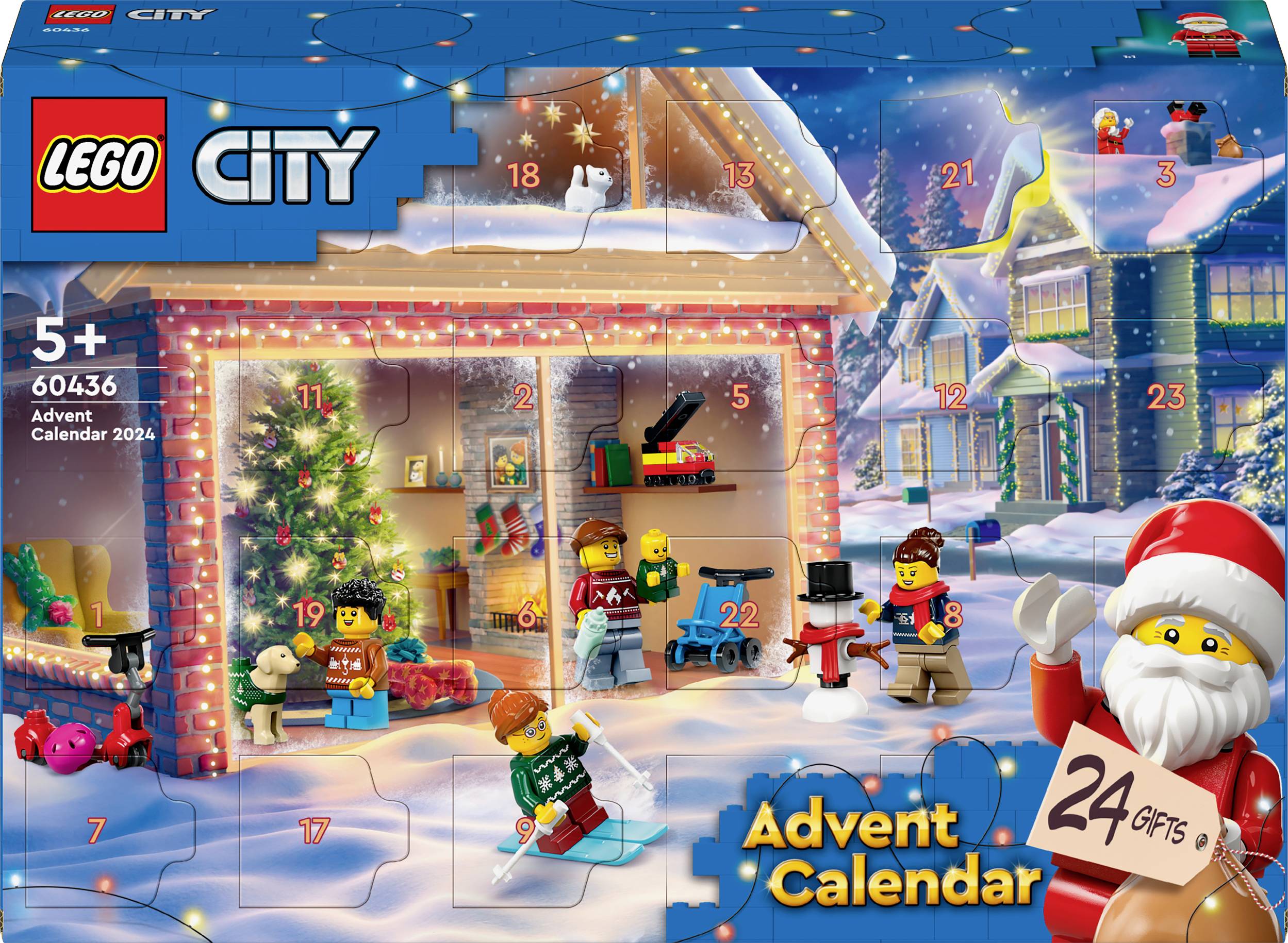 60436 LEGO® CITY Le calendrier de l’Avent 2024