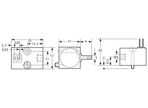 Kendrion Pressostat pneumatique 60.060.01 0.8 à 8 bar 1 pc(s)