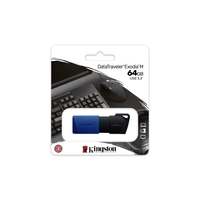 Kingston DataTraveler Exodia M Clé USB au détail 64 GB noir/bleu DTXM/64GB USB 3.1 (Gen 1) Kingston DataTraveler Exodia M Clé USB au détail 64 GB noir/bleu DTXM/64GB USB 3.1 (Gen 1)