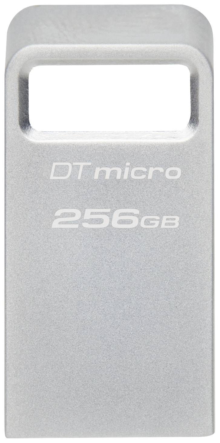 Kingston DataTraveler Micro Clé USB au détail 256 GB argent DTMC3G2/256GB USB 3.1 (Gen 1)