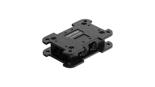 Contrik 1035597 1 pièce Bloc multiprise noir