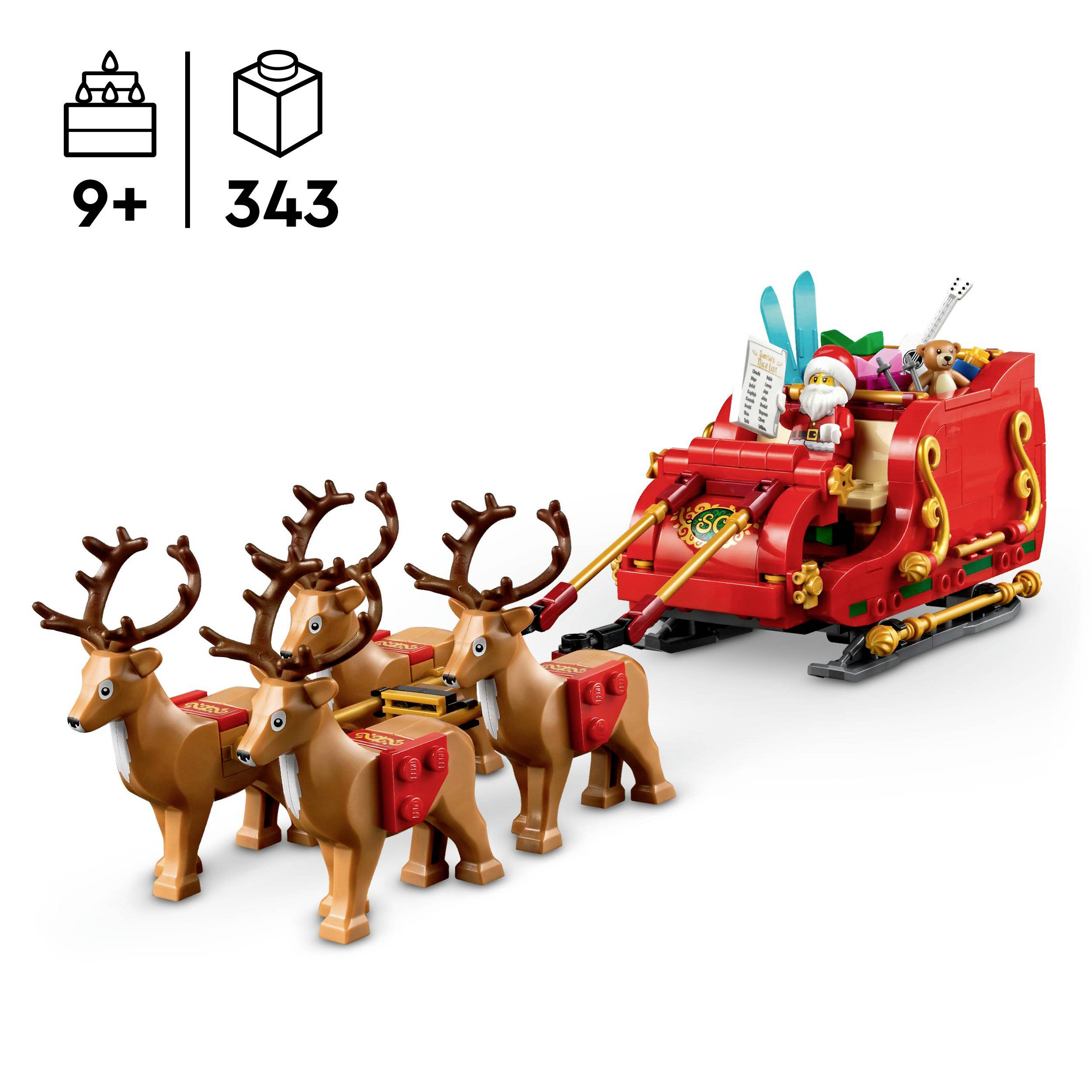 40499 LEGO® ICONS™ Traîneau du Père Noël