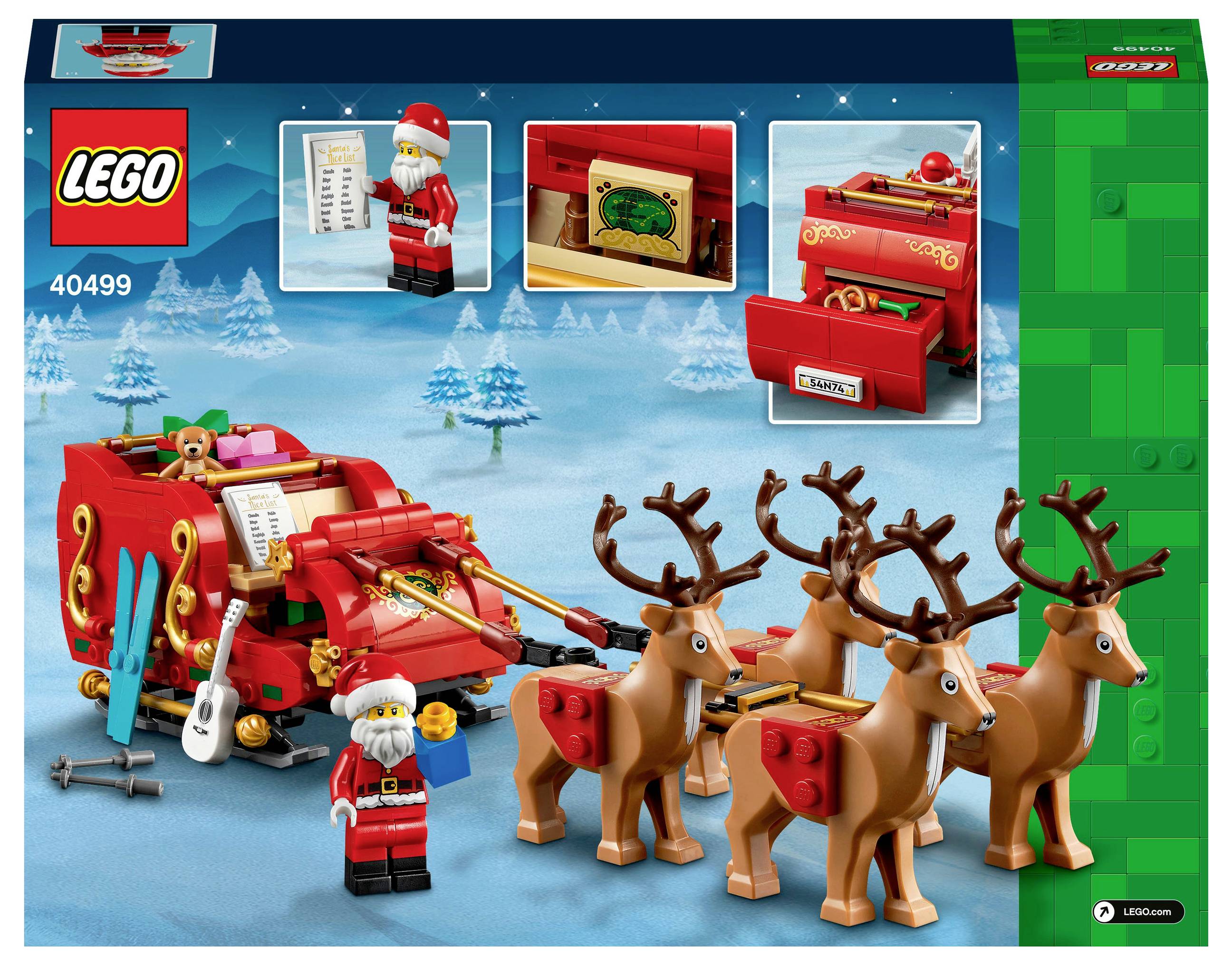 40499 LEGO® ICONS™ Traîneau du Père Noël