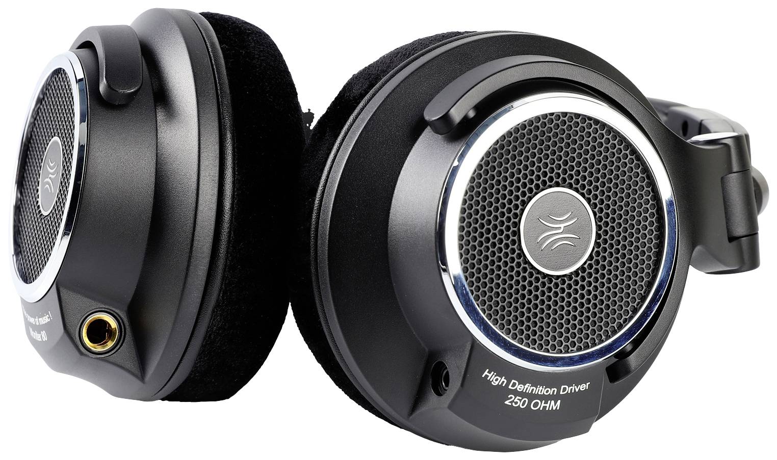 OneOdio Monitor 80 Casque supra-auriculaire filaire Stereo noir Audio haute résolution pliable, coques pivotantes pour le studio