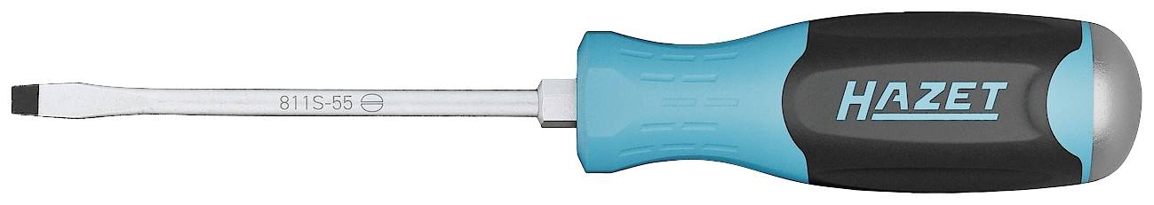 Hazet 811S-55 pour l'atelier Tournevis pour vis à fente Largeur de la lame: 5.5 mm Longueur de la lame: 100 mm