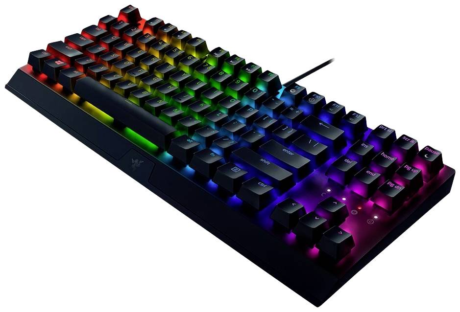 RAZER BlackWidowV3 Tenkeyless greenSw filaire Clavier de gaming allemand, QWERTZ noir éclairé