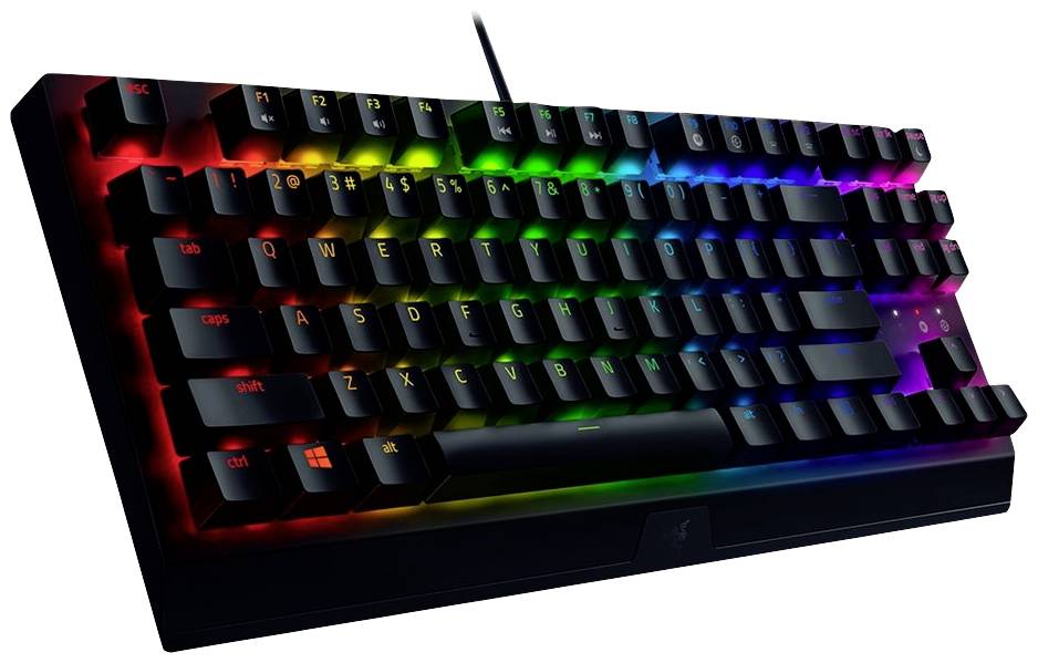 RAZER BlackWidowV3 Tenkeyless greenSw filaire Clavier de gaming allemand, QWERTZ noir éclairé