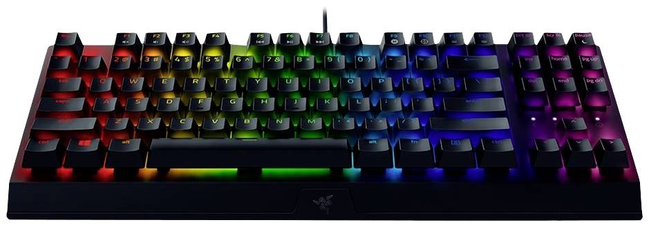 RAZER BlackWidowV3 Tenkeyless greenSw filaire Clavier de gaming allemand, QWERTZ noir éclairé