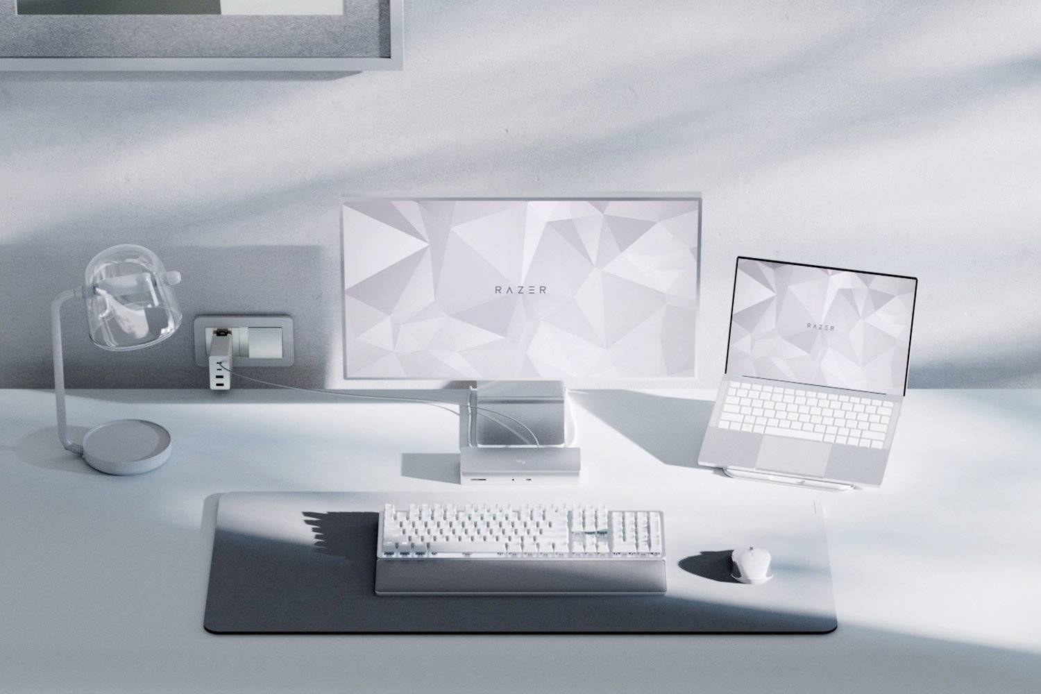 Tapis de souris de gaming RAZER Pro Glide XXL anti-dérapant gris