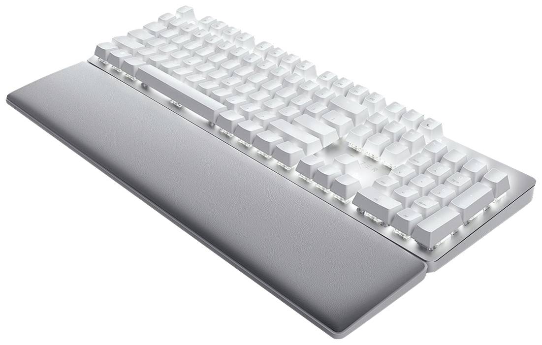 RAZER Pro Type Ultra - German Layout Bluetooth Clavier de gaming allemand, QWERTZ blanc éclairé