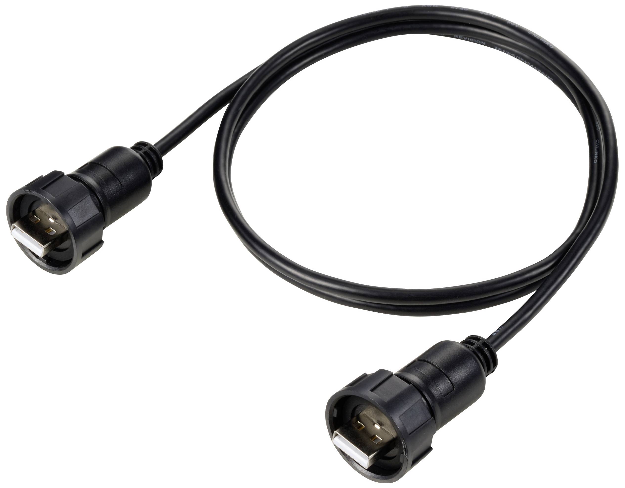 Adaptateur USB 2.0 avec câble de 1 M. TC-12770408 TRU COMPONENTS Contenu: 1 pc(s)