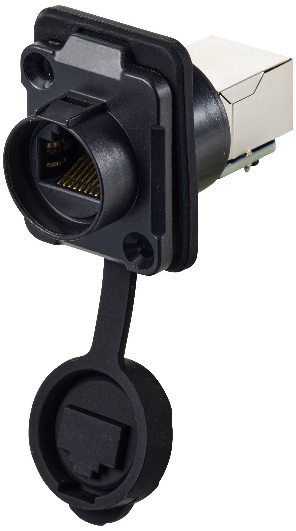 TRU COMPONENTS Embase femelle RJ45, bride 2 trous TC-12770460 Aide à l'insertion pour RJ45 1 pc(s)