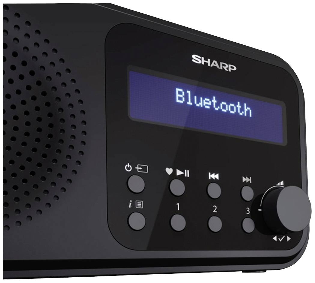 Sharp DR-P420 Radio de table DAB+, DAB, FM Bluetooth, USB noir
