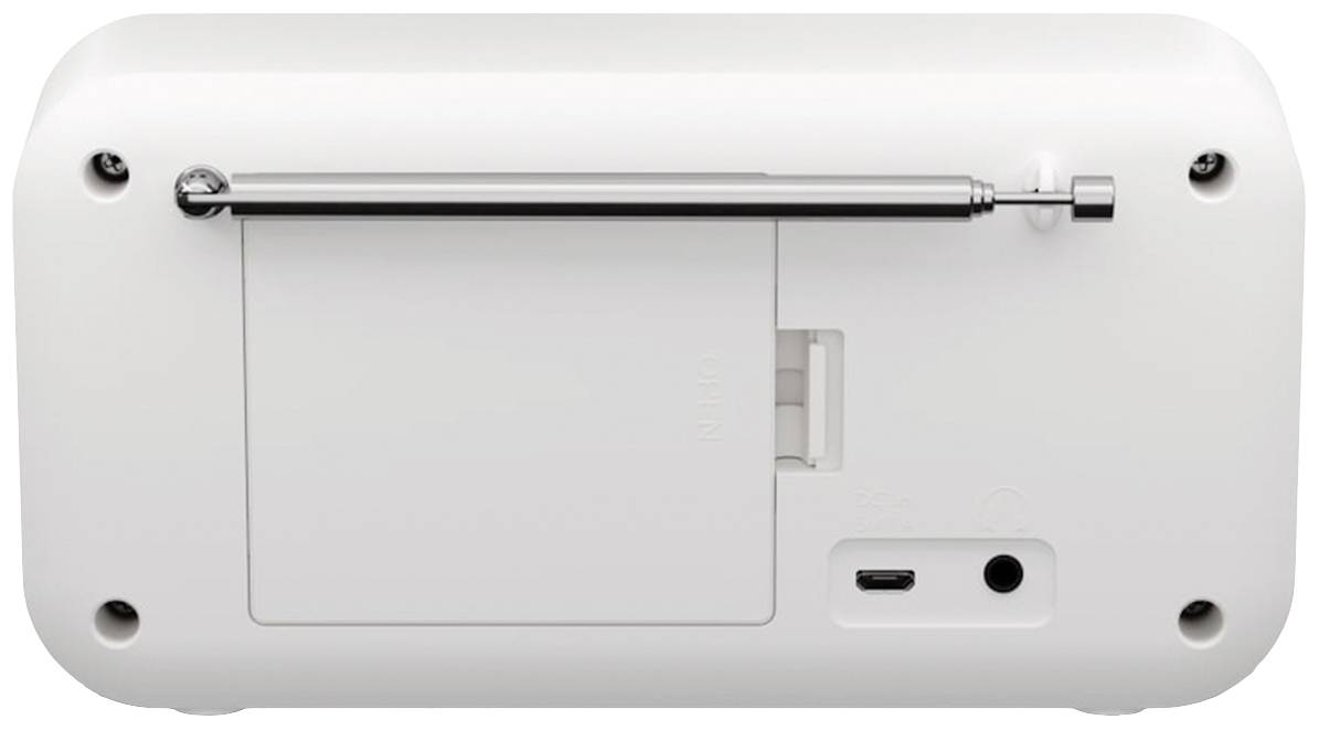 Sharp DR-P420 Radio de table DAB+, DAB, FM Bluetooth, USB blanc