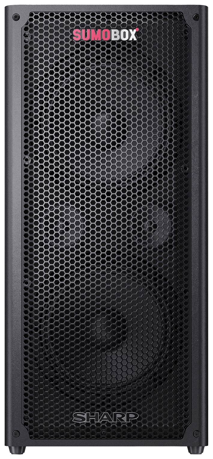 Sharp CP-LS100 SumoBox: Enceinte Bluetooth AUX, USB noir