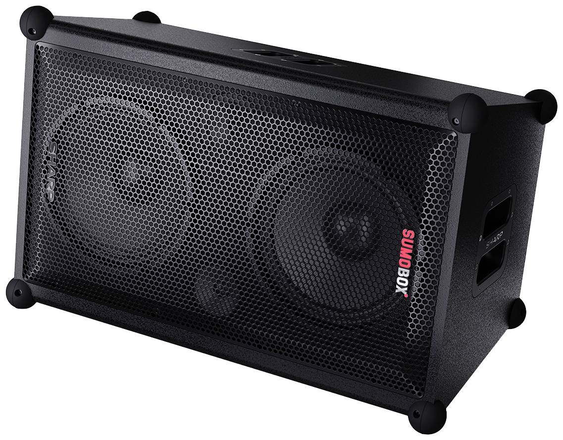 Sharp CP-LS200 SumoBox Pro: Enceinte Bluetooth AUX, USB noir