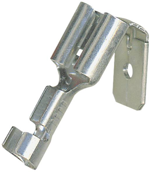Support de tuyau métallique, de forme cylindrique, avec trou de fixation, pour la fixation sécurisée de tuyaux sur des murs.