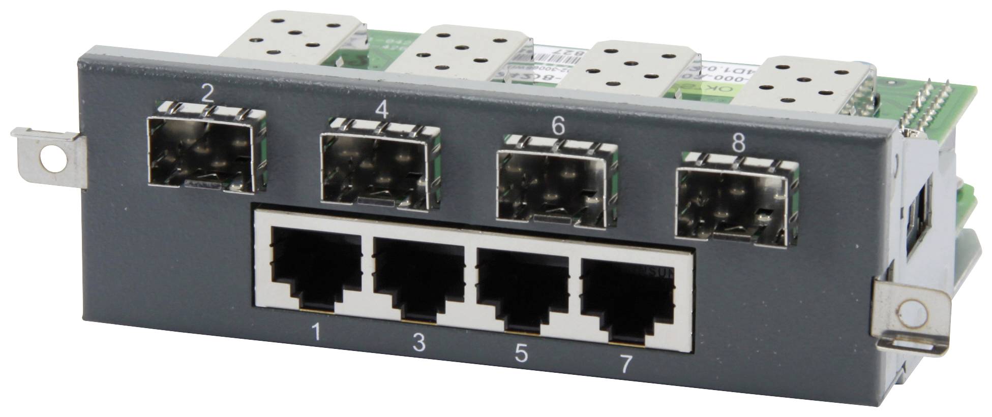 Commutateur Ethernet industriel KTI KGS-2422-8G4 8 ports 10 / 100 / 1000 MBit/s
