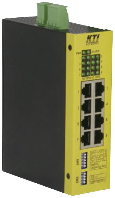 Commutateur Ethernet industriel KTI KGS-0840 8 ports 10 / 100 / 1000 MBit/s
