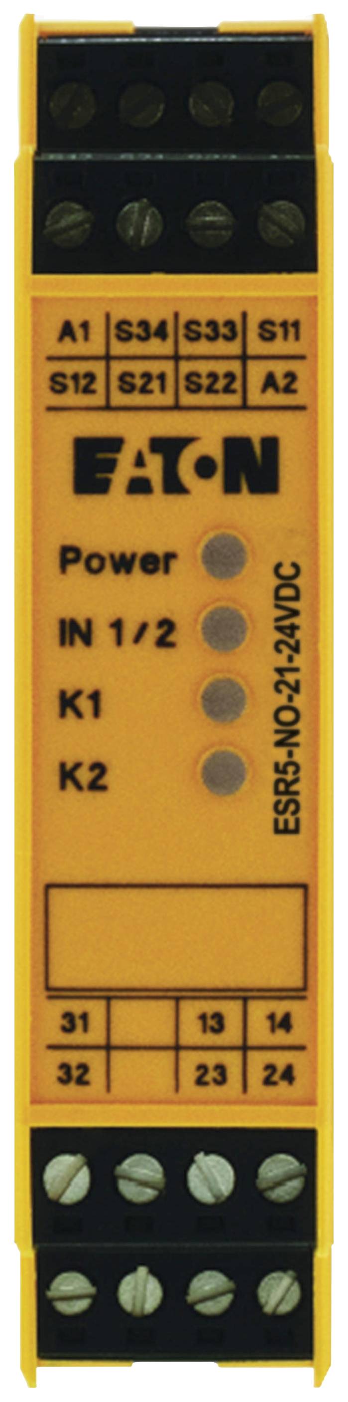 Relais de sécurité ESR5-NO-21-24VDC Eaton Tension de fonctionnement: 24 V/DC (l x H x P) 22.5 x 99 x 114.5 mm 1 pc(s)