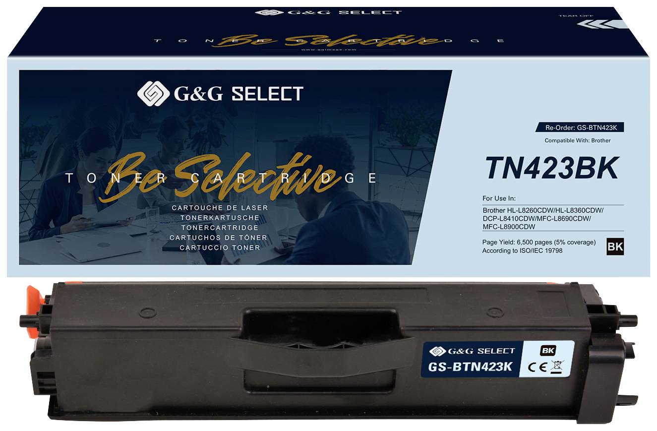 G&G Toner remplace Brother TN-423BK compatible noir TN-423BK GS-BTN423K