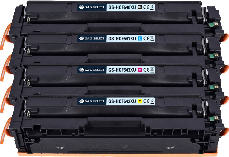 G&G Toner remplace HP 203X compatible pack bundle noir, cyan, magenta, jaune GS-H203X-4P