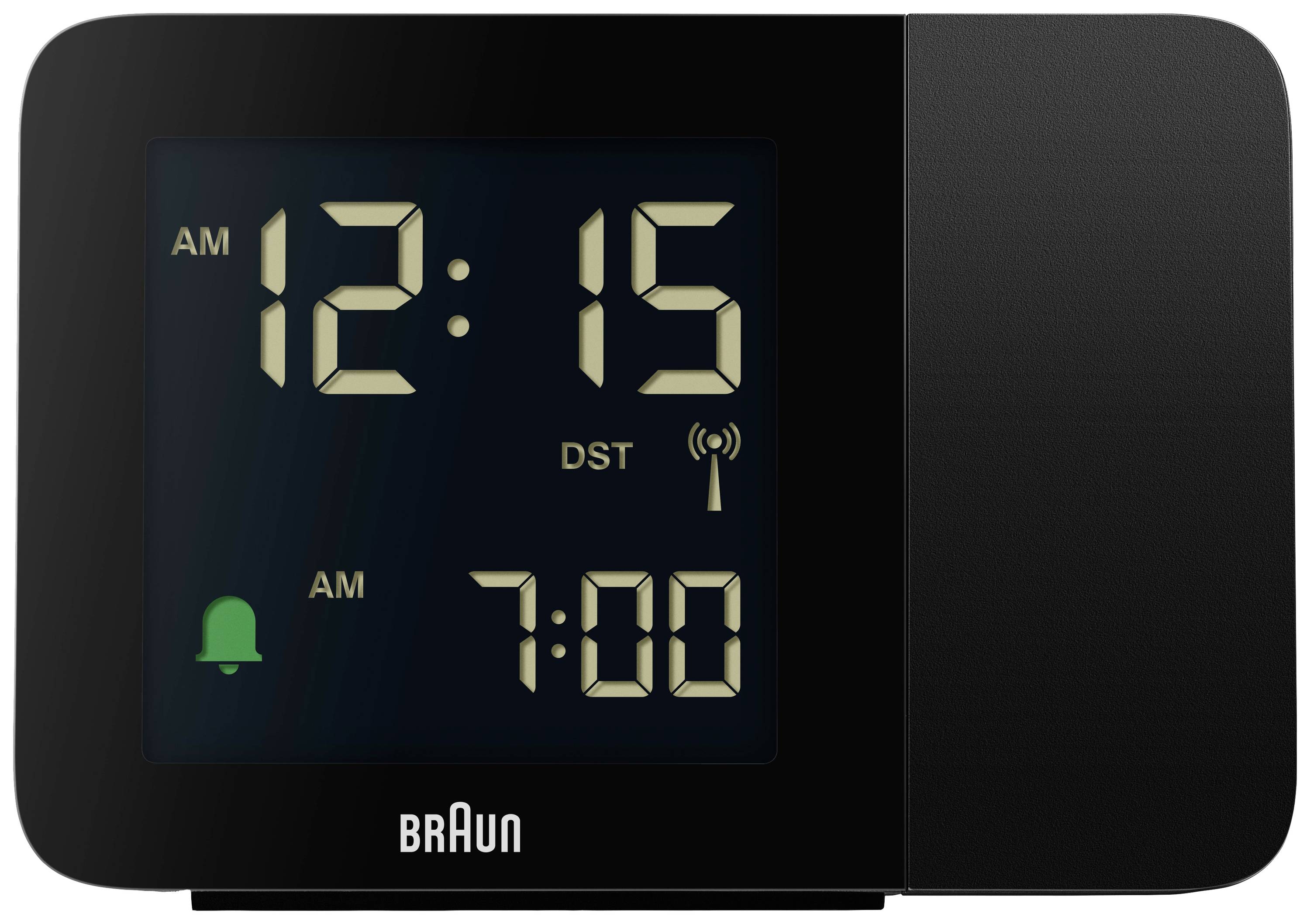 Braun BC15B-DCF radiopiloté(e) Réveil noir